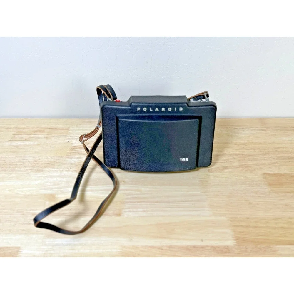 Polaroid 195 Land Camera w/ Tomioka 114mm lens, Accessories, Case Untested READ